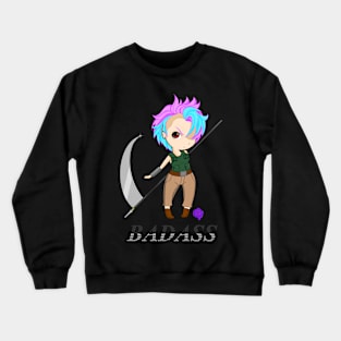 Badass Chibi Crewneck Sweatshirt